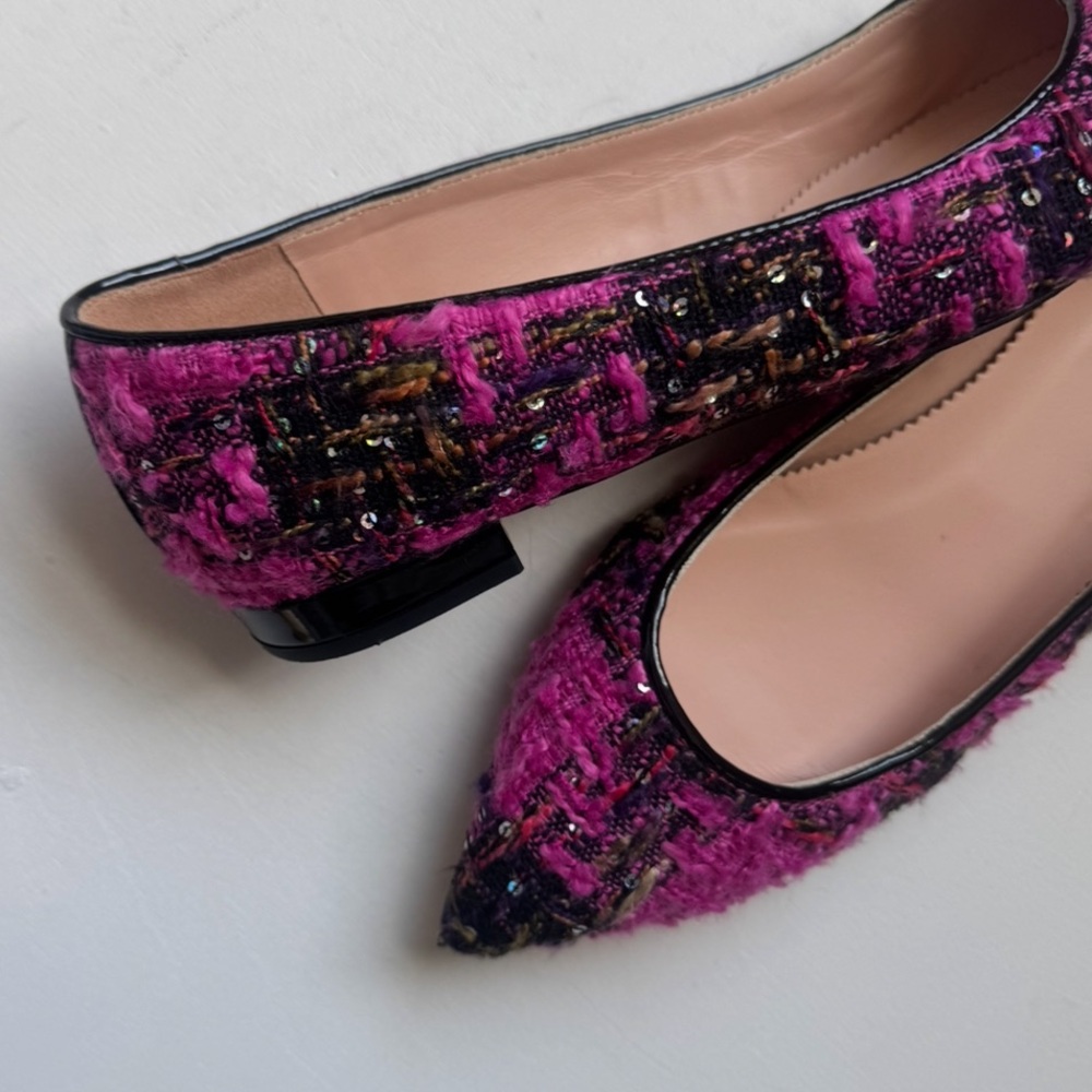 J. Crew Pink and Black Flats - Picture 11 of 16